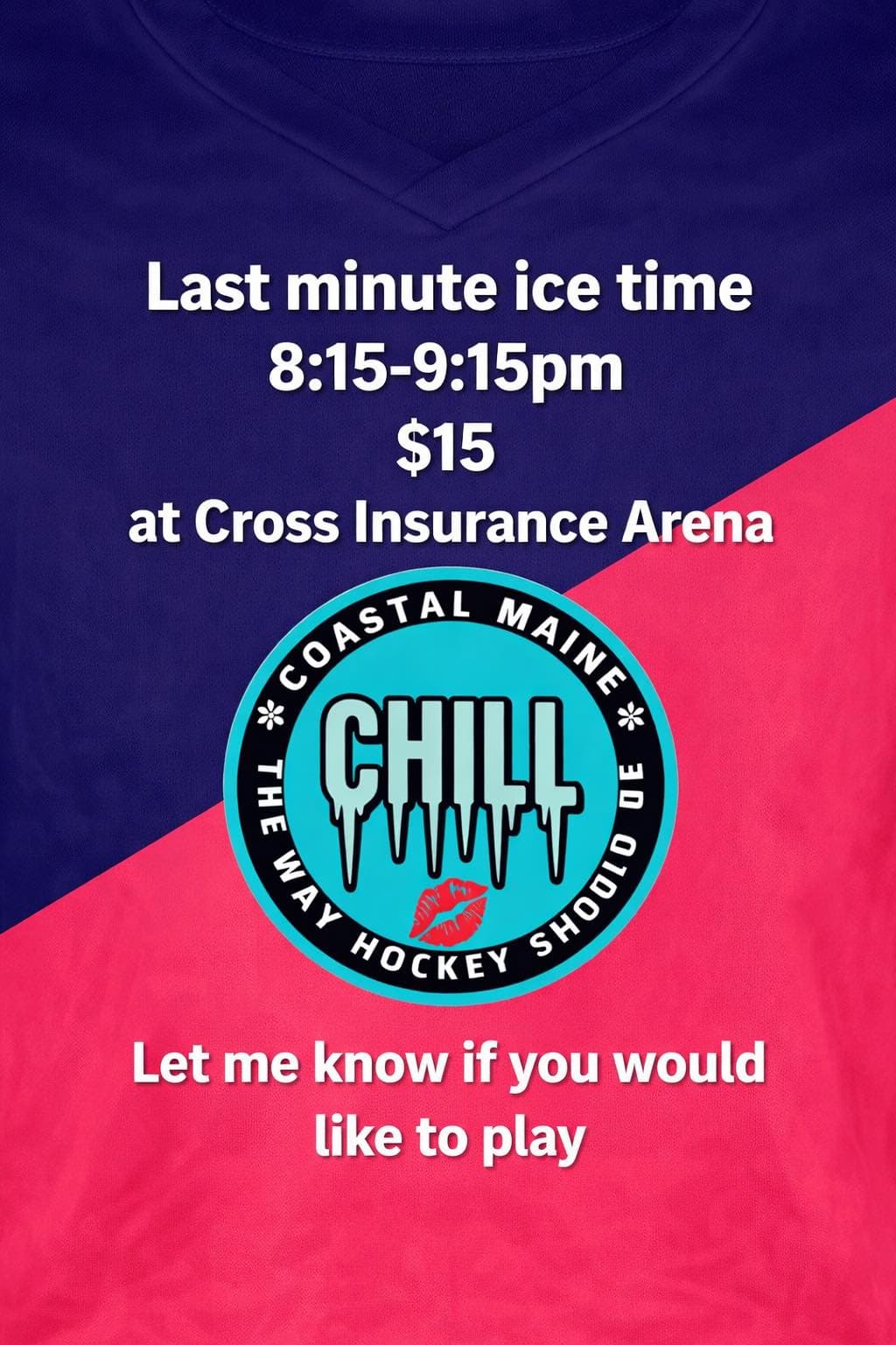 Maine Chill players ready to skate